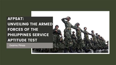 AFPSAT: Unveiling the Armed Forces of the .